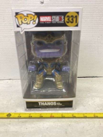 FUNKO POP MARVEL STUDIOS THANOS WITH THRONE 331 FIGURINE