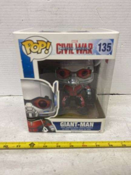 FUNKO POP MARVEL STUDIOS CIVIL WAR GIANT-MAN 135 FIGURINE