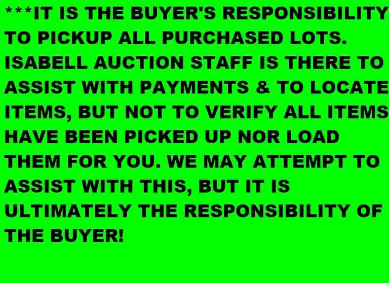 IMPORTANT INFORMATION (PLEASE NOTICE!)