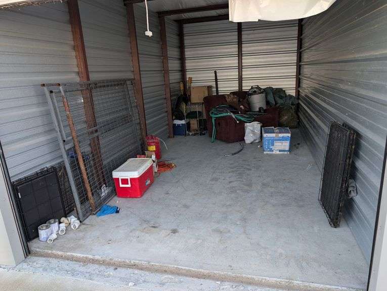 STORAGE UNIT #113 (10X20) (BUYING IN ENTIRETY) (MUST BE VACANT BY 09/27/25 AT 4:00 P.M.)