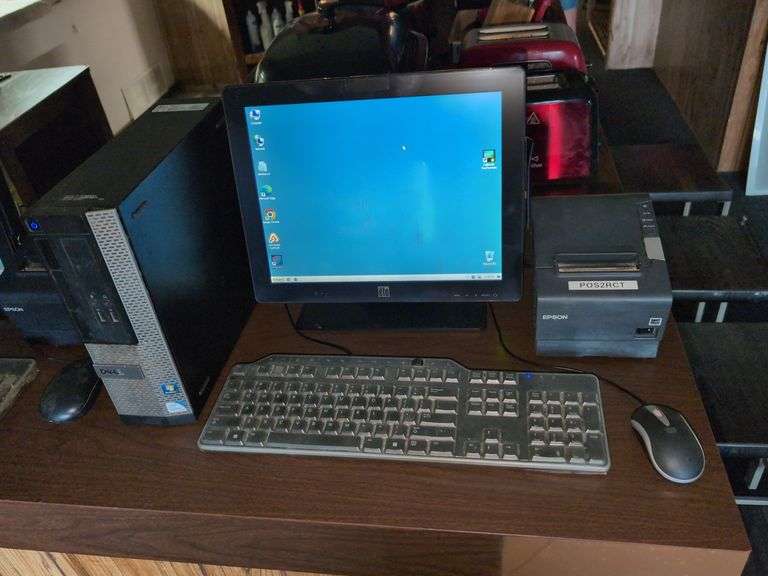 DELL OPTIPLEX 3010  TOUCHSCREEN POS COMPUTER WITH RECEIPT  PRINTER