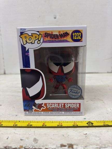 FUNKO POP MARVEL SPIDER-MAN ACROSS THE SPIDERVERSE SCARLET SPIDER 1232
