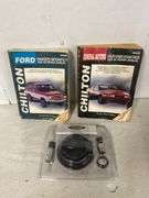 VTG. CAR MANUALS AND FORD UNIVERSAL SMOKERS INSERT PACKAGE
