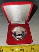 (S) 1 TROY OZ. .999 SILVER  NEBRASKA CORNHUSKER 1994 CHAMPION COIN