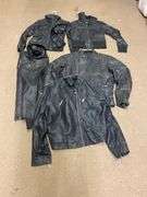 ASSORTED LEATHER JACKETS AND CHAPS