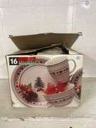 COUNTRY CROCK DINNERWARE CHRISTMAS SET