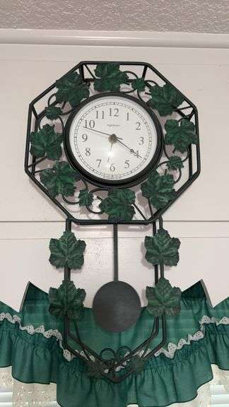 (K) 18”T INGRAHAM WALL CLOCK
