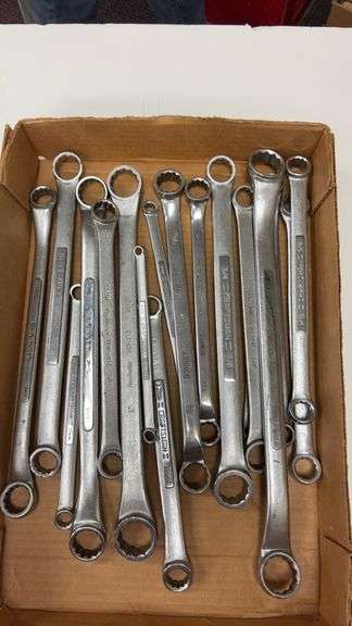 (702A) ASSORTED CRAFTSMAN, SK, ETC. DOUBLE BOX END WRENCHES