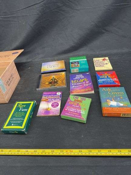 ASSORTED CARDS, BOOKS, AND CDS