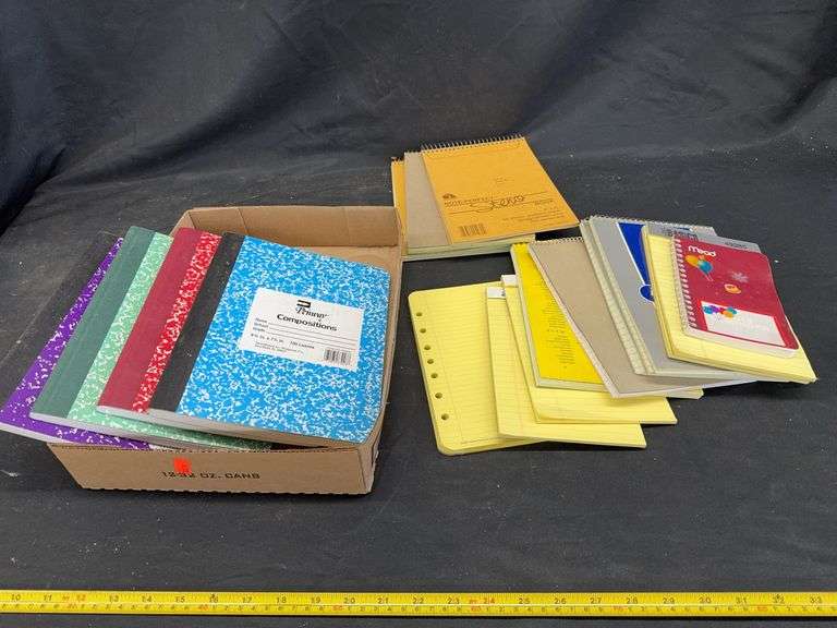 ASSORTED NOTE PADS AND NOTEBOOKS