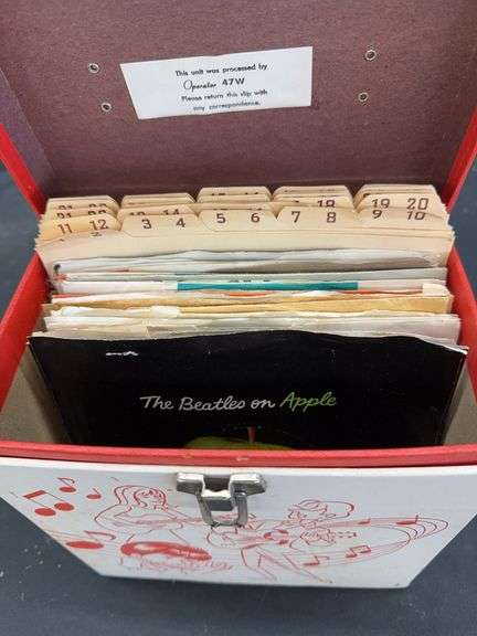 ASSORTED 45 RECORDS AND CASE