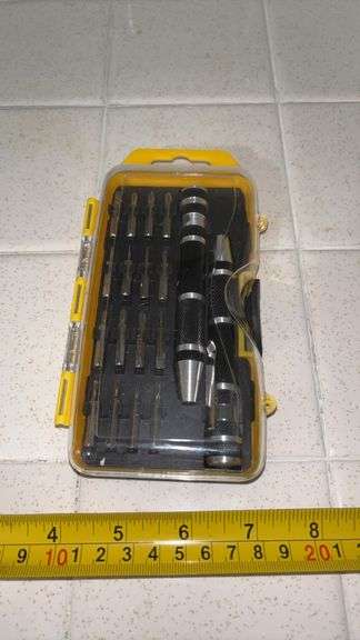 (K) MINI SCREWDRIVER AND BIT SET