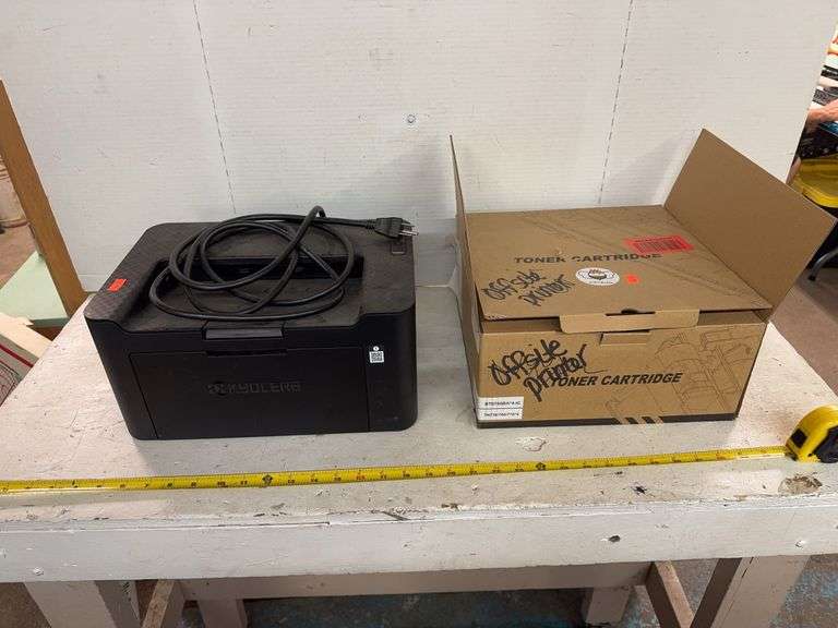 KYOCERA PRINTER WITH 3 TONER CARTRIDGES