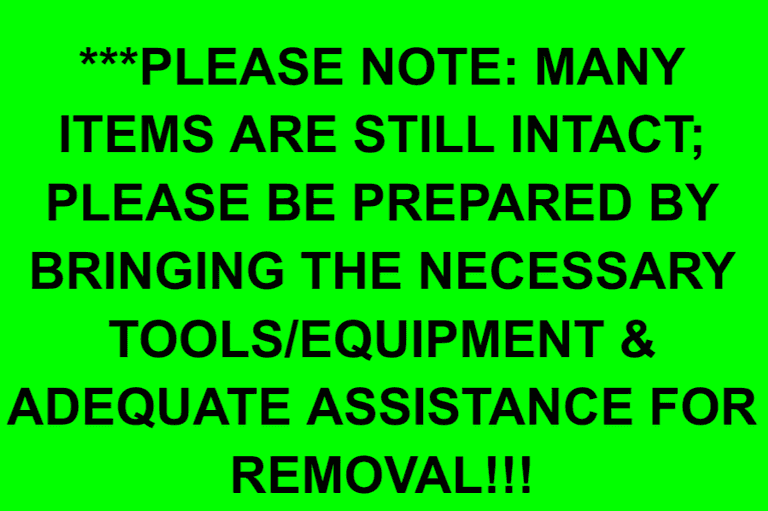IMPORTANT INFORMATION (PLEASE NOTICE!)