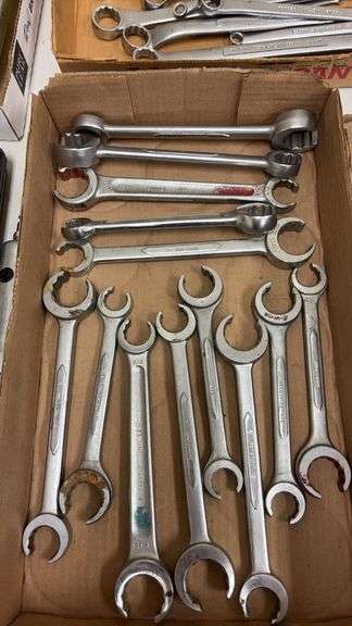 (702A) ASSORTED FLARE NUT WRENCHES