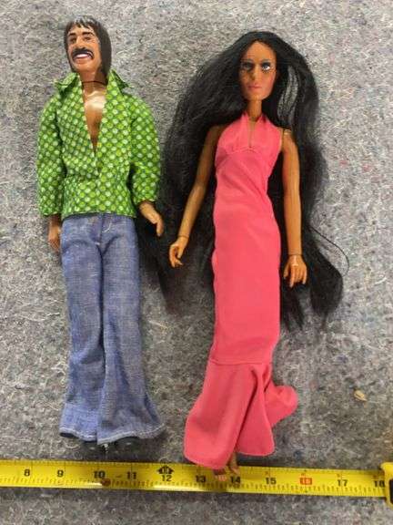 MEGO 1976 SONNY & CHER DOLLS