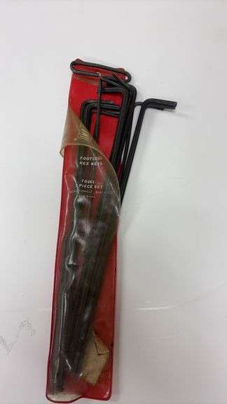 (702A) ASSORTED FOOT LONG HEX KEYS