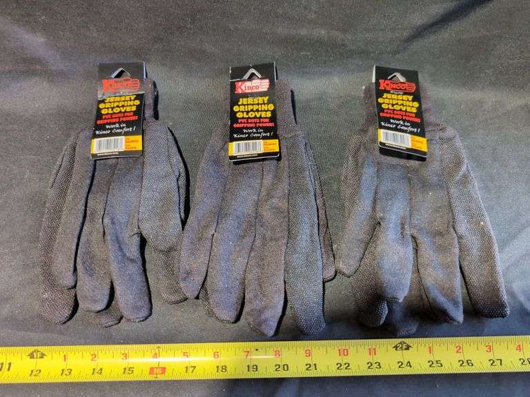 (3) PR. X-LARGE WORK GLOVES