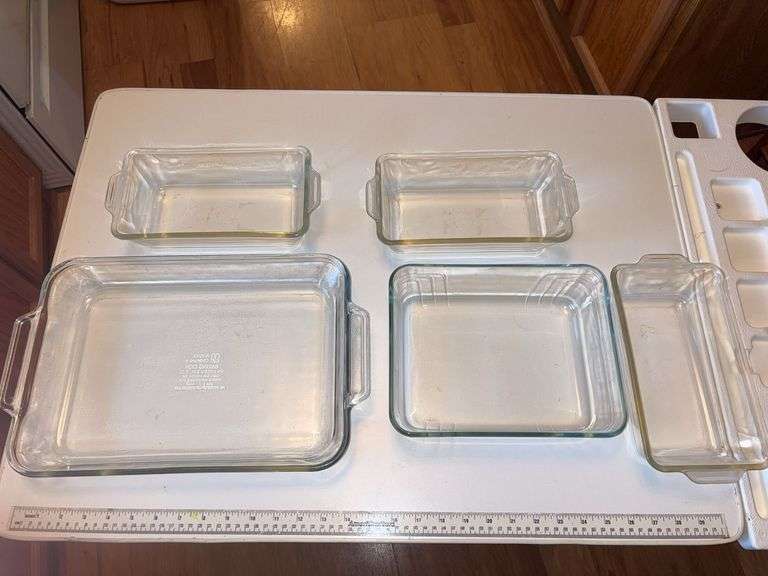 (K) 5-CT. ASSORTED SIZED BAKING DISHES