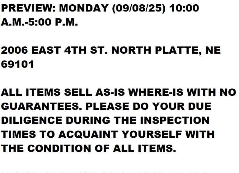 PREVIEW DATES, TIMES, & INFORMATION