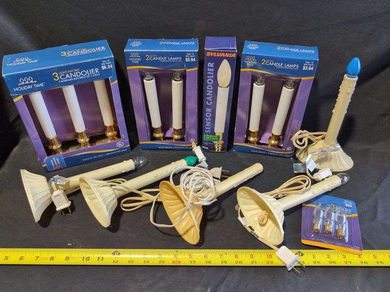 ASST'D HOLIDAY ELEC. CANDOLIER/CANDLE LAMPS