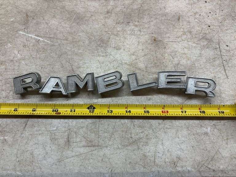 RAMBLER EMBLEMS - Isabell Auction