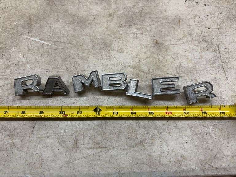 RAMBLER EMBLEM - Isabell Auction