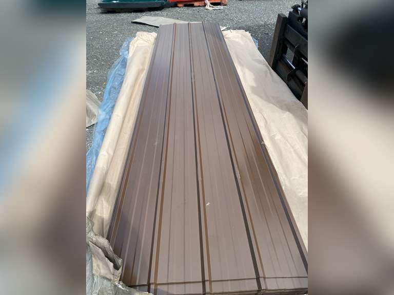 20 SHEETS 18 FT BROWN METAL