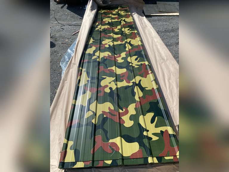 20 SHEETS 12FT CAMO METAL