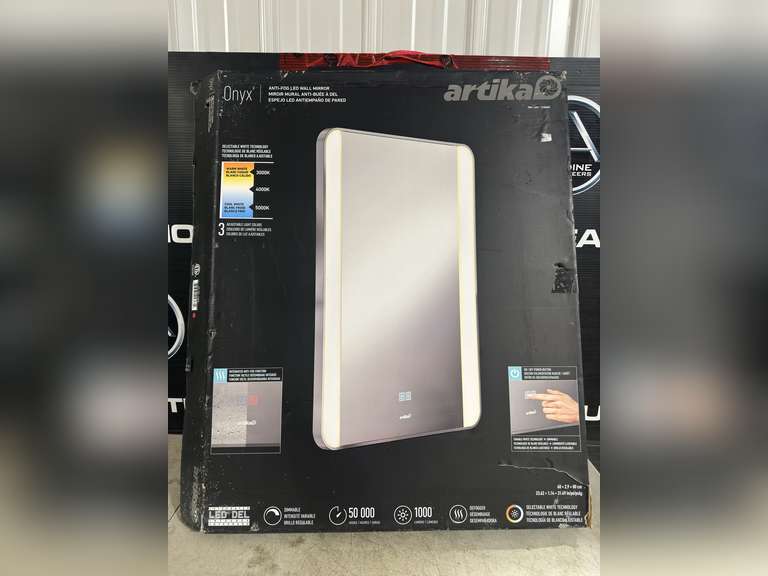 Artika Onyx AntiFog LED Wall Mirror Jardine Auctioneers