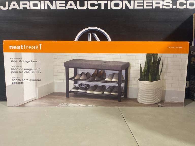 NEATFREAK SHOE STORAGE BENCH Jardine Auctioneers