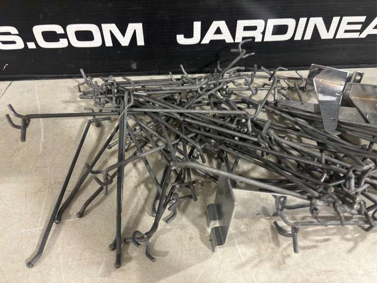 Lot of Peg Board & Slat Wall Hangers Jardine Auctioneers