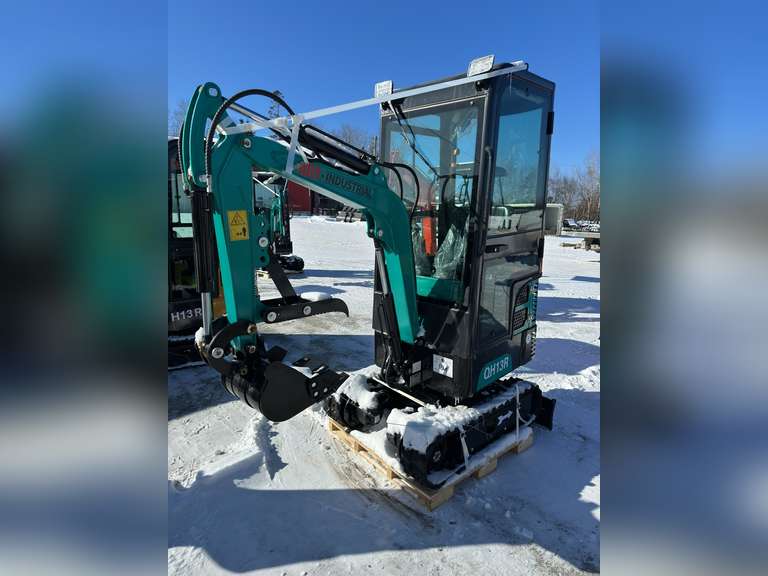 2024 AGT QH13R Mini Excavator with Cab