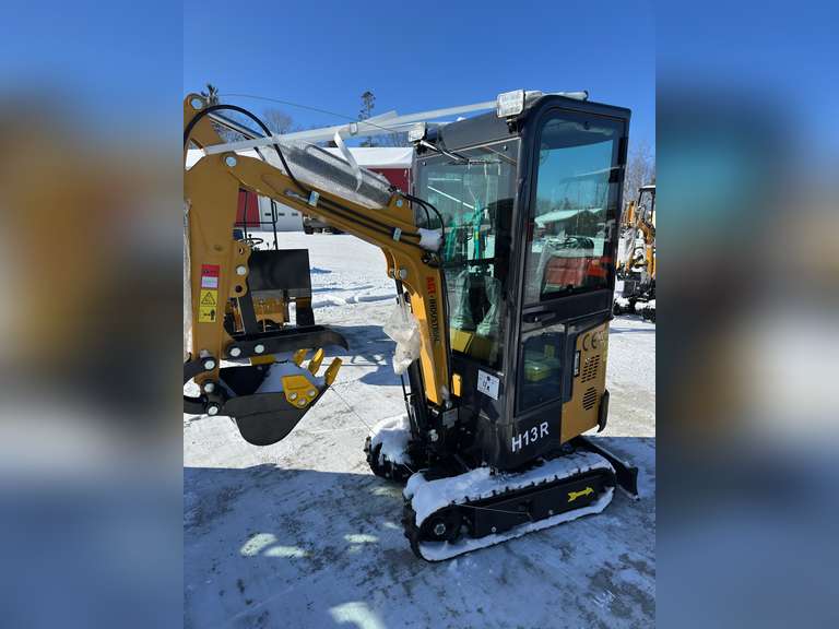 2024 AGT H13R Mini Excavator with Cab