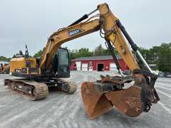 2022 Sany SY135C Excavator with Tooth Bucket and Extra Ditching Bucket