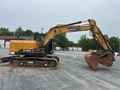 2022 Sany SY135C Excavator with Tooth Bucket and Extra Ditching Bucket