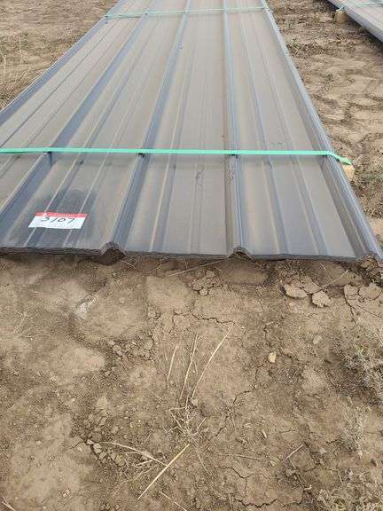 Qty (20) 20 ft 29GA AG Panel- Black