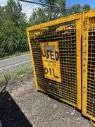 Used Oil Storage Tank With Metal Cage