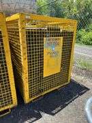 Used Oil Storage Tank With Metal Cage