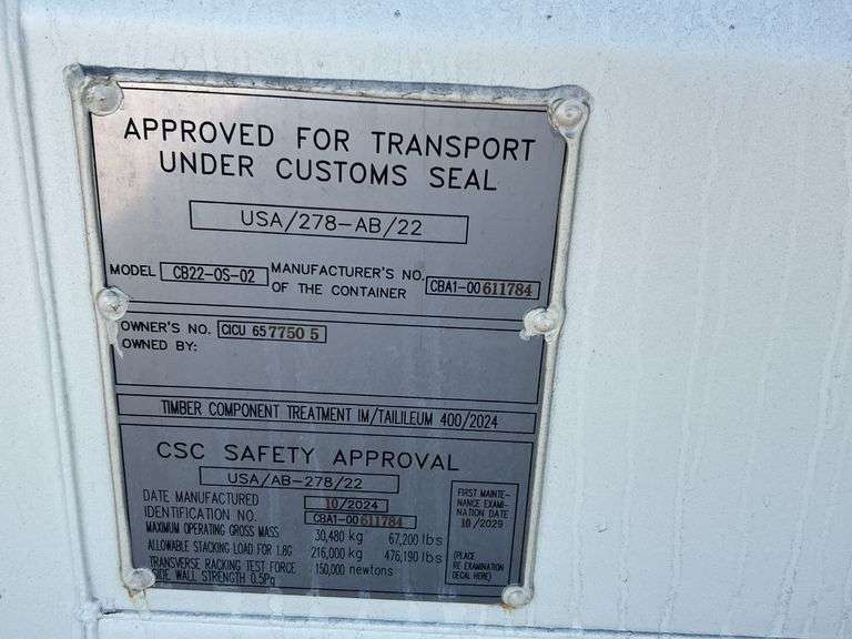 20ft One Trip Multi Door Container - Albuquerque NM