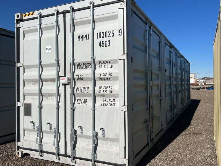 40ft High Cube Multi Door Container - Albuquerque NM - J&J Auctioneers LLC