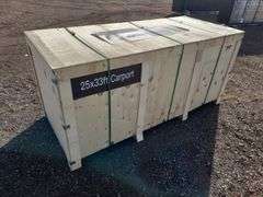 25 x 33ft Portable Metal Shed - Albuquerque NM