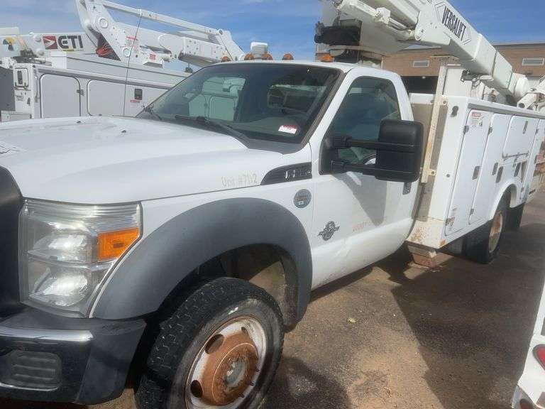 Inoperable 2012 Ford F550 4x4 Bucket Truck
