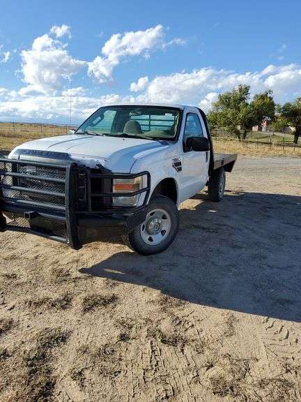 2008 Ford F250 Flatbed Truck