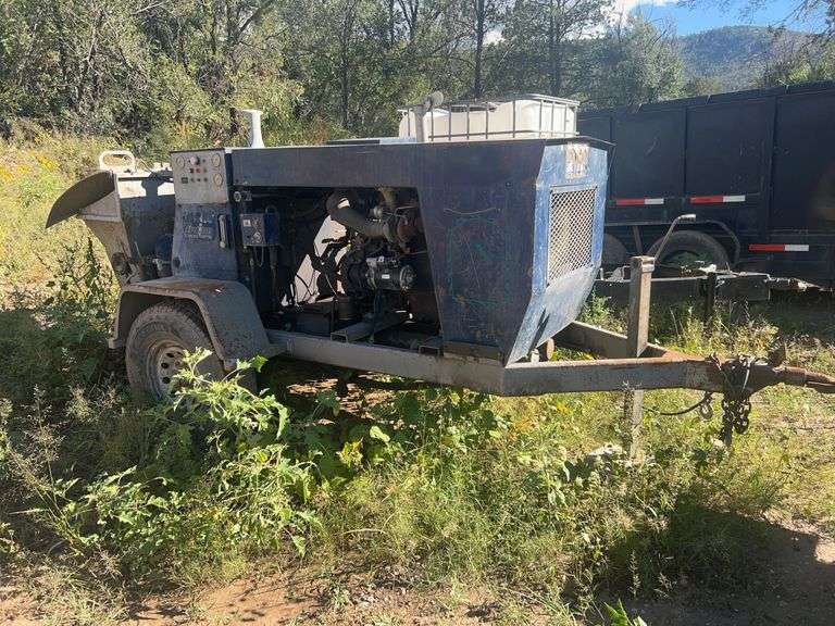 Inoperable 1990 Transcrete America Trojan Portable Concrete Pump