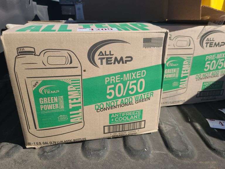 1 case (6) Gallon Jugs 50/50 Antifreeze
