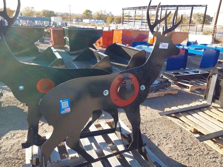 3/8" AR500 Steel Deer Shooting Target