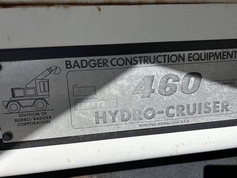 Badger Construction Equipment 460 Hydro-Scopic Cruiser - Albuquerque NM
