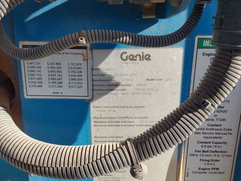 2013 Genie Z45P 4x4 Boom Lift - Albuquerque NM
