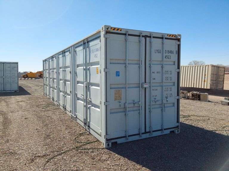 40ft High Cube Multi Door Container - Albuquerque NM - J&J Auctioneers LLC